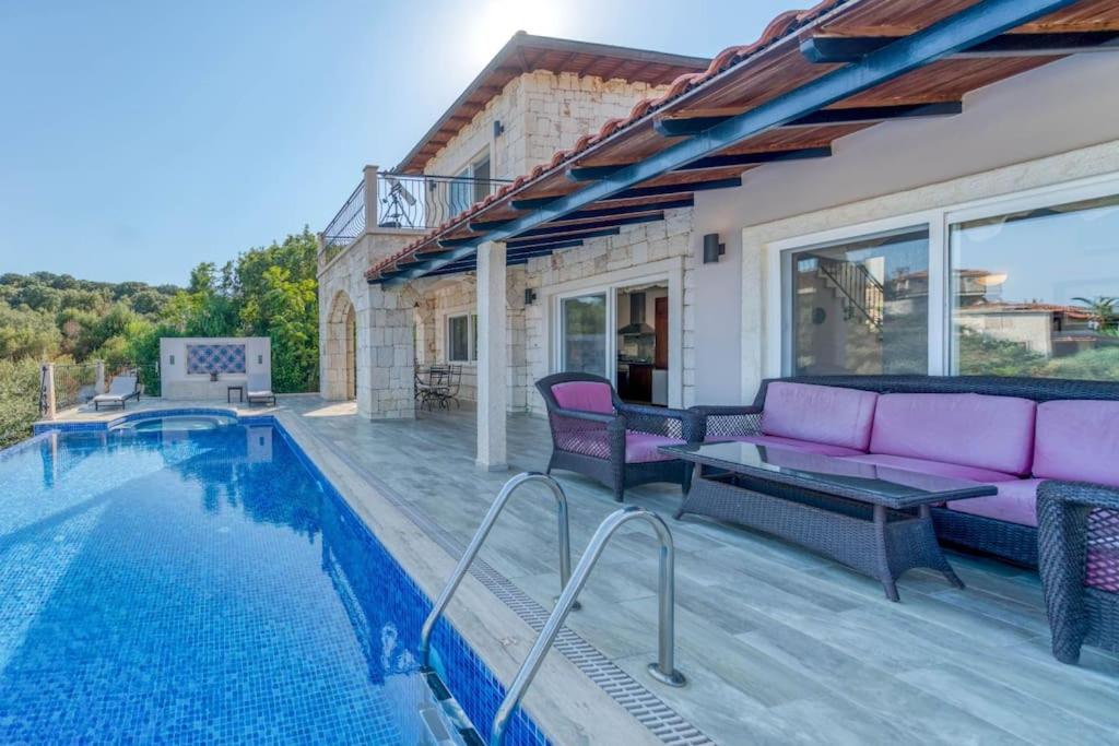 Villa Yaz Amazing Sea View And Meis Island View Kaş Exterior foto